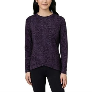 Tuff Athletics Dark Purple Long Sleeve Top